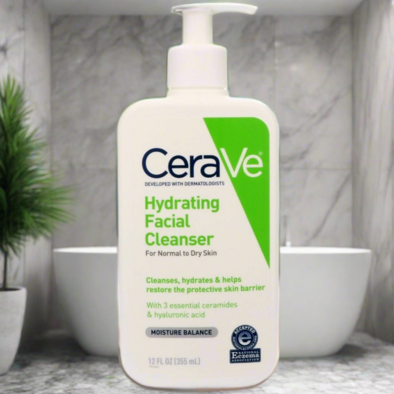 Cerave Hydrating Facial Cleanser For Normal To Dry Skin 12 Oz