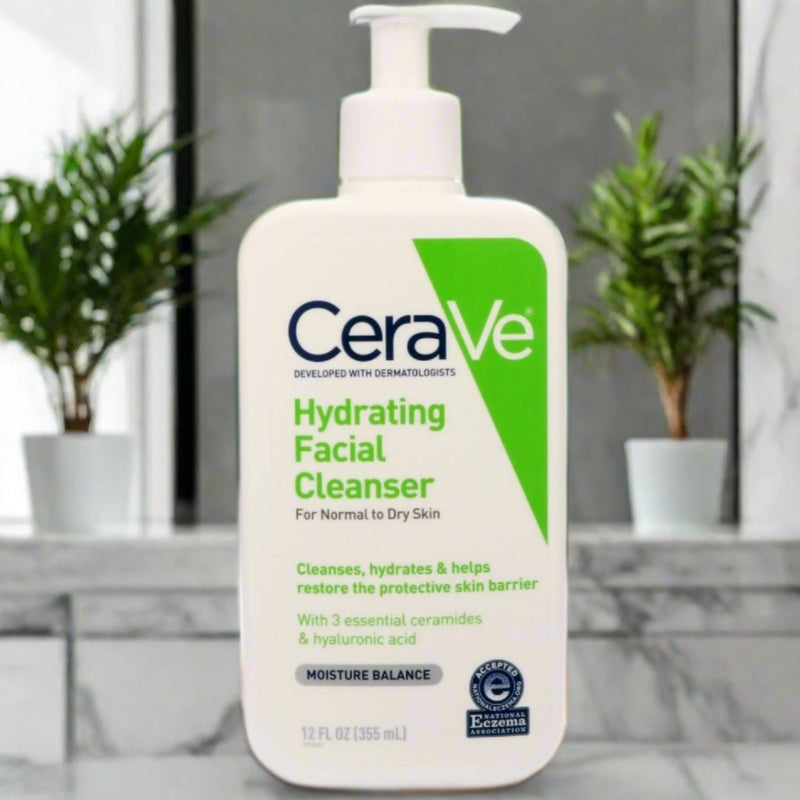 Cerave Hydrating Facial Cleanser For Normal To Dry Skin 12 Oz