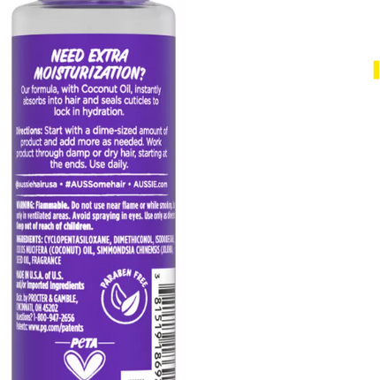 Aussie Miracle Curls Curl Defining Oil