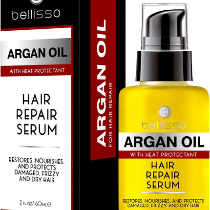 Moroccan Argan Oil Serum 2 Fl Oz Frizz Control Hair Care Moisturizer Treatment
