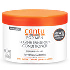 Cantu Men's Leave-In Conditioner – Shea Butter & Caffeine for Dry Hair