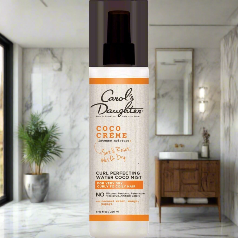 Carol's Daughter Coco Crème Curl Refreshing Water Coco Mist - Revive and Hydrate Curls with Coconut Infused Mist