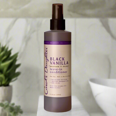 Carol's Daughter Black Vanilla Moisture & Shine Leave-In Conditioner - Hydrating Leave-In Conditioner for Soft, Shiny Hair