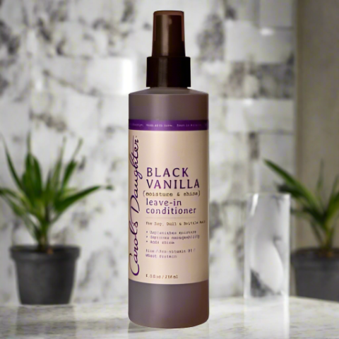 Carol's Daughter Black Vanilla Moisture & Shine Leave-In Conditioner - Hydrating Leave-In Conditioner for Soft, Shiny Hair