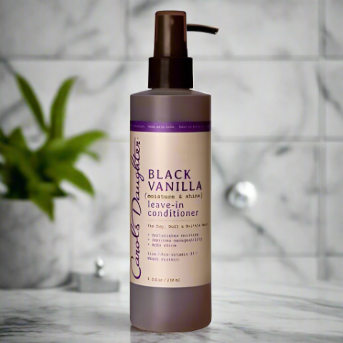 Carol's Daughter Black Vanilla Moisture & Shine Leave-In Conditioner - Hydrating Leave-In Conditioner for Soft, Shiny Hair