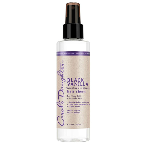 Carol's Daughter Black Vanilla Moisture & Shine Hair Sheen - Lightweight Shine Spray for Soft, Glossy Hair