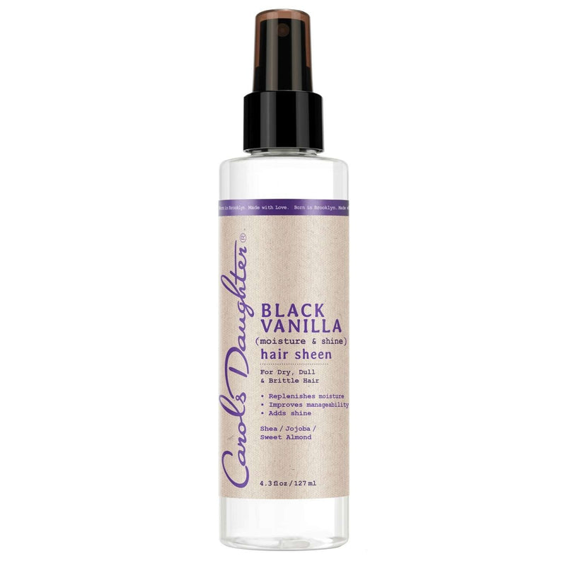 Carol's Daughter Black Vanilla Moisture & Shine Hair Sheen - Lightweight Shine Spray for Soft, Glossy Hair