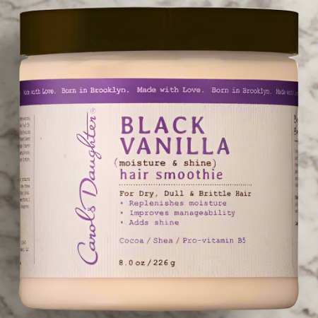 Carol's Daughter Black Vanilla Moisture & Shine Smoothie - Hydrating Hair Cream for Soft, Shiny Hair