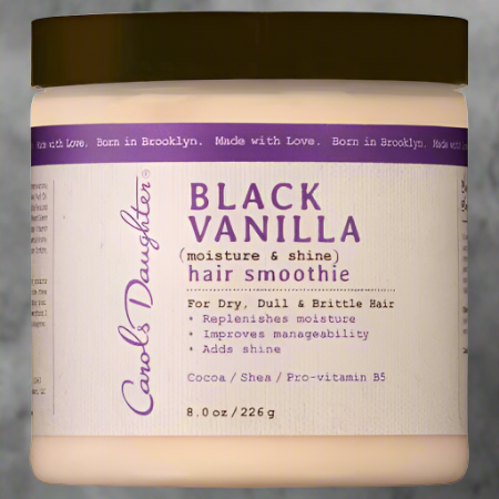 Carol's Daughter Black Vanilla Moisture & Shine Smoothie - Hydrating Hair Cream for Soft, Shiny Hair