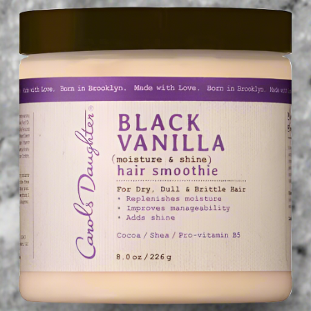 Carol's Daughter Black Vanilla Moisture & Shine Smoothie - Hydrating Hair Cream for Soft, Shiny Hair