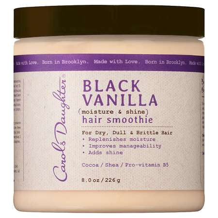 Carol's Daughter Black Vanilla Moisture & Shine Smoothie - Hydrating Hair Cream for Soft, Shiny Hair