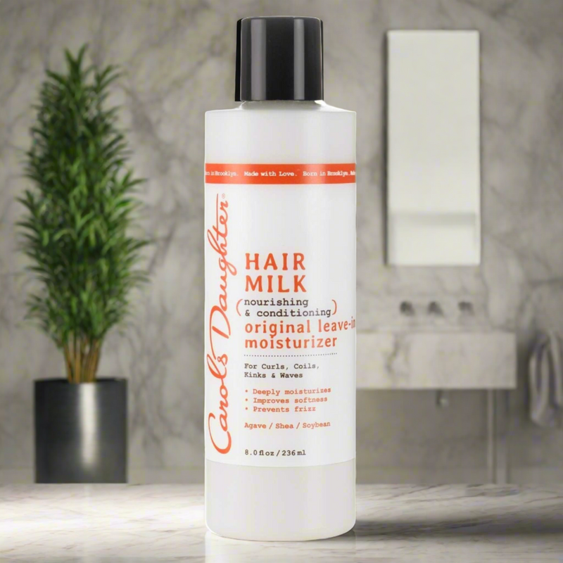 Carol's Daughter Hair Milk Original Leave-In Moisturizer - Nourishing Leave-In Conditioner for Curly and Textured Hair