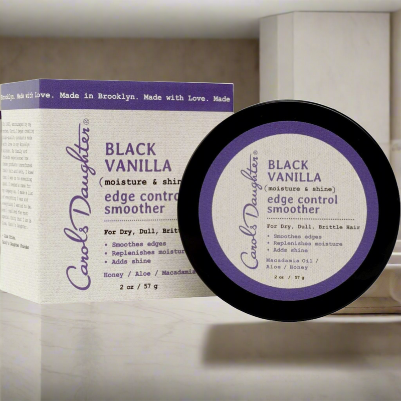 Carol's Daughter Black Vanilla Edge Control - Long-Lasting Hold and Shine for Smooth Edges