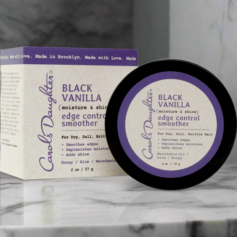 Carol's Daughter Black Vanilla Edge Control - Long-Lasting Hold and Shine for Smooth Edges