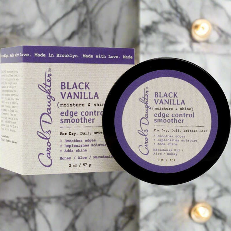 Carol's Daughter Black Vanilla Edge Control - Long-Lasting Hold and Shine for Smooth Edges