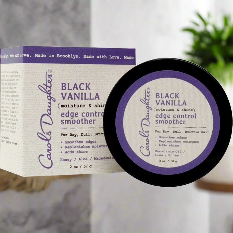 Carol's Daughter Black Vanilla Edge Control - Long-Lasting Hold and Shine for Smooth Edges