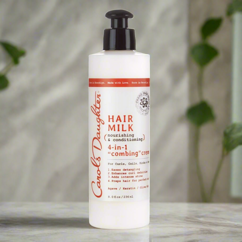 Carol's Daughter Hair Milk 4-In-1 Combing Crème - Detangle, Moisturize, Soften, and Control Frizz for Curly Hair