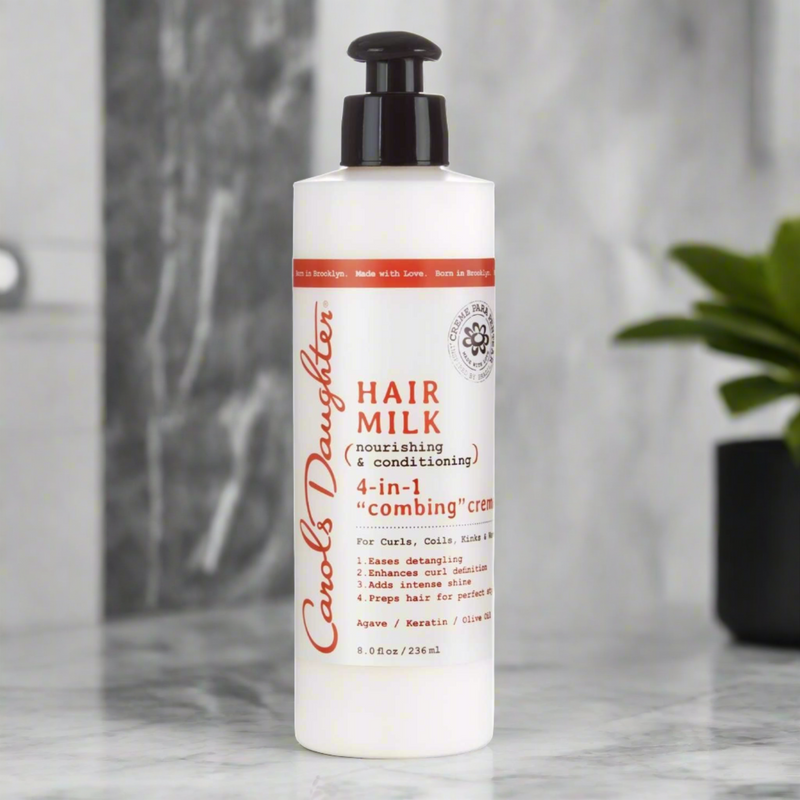 Carol's Daughter Hair Milk 4-In-1 Combing Crème - Detangle, Moisturize, Soften, and Control Frizz for Curly Hair