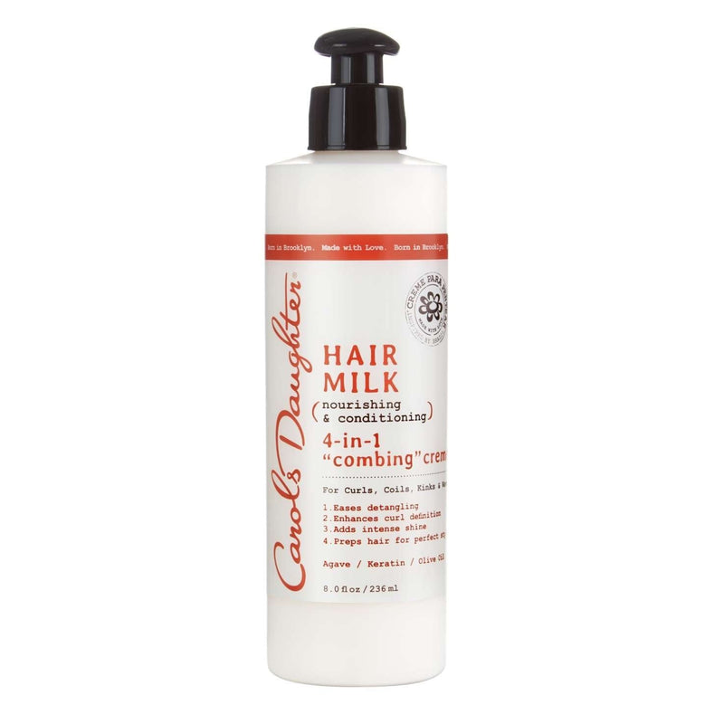 Carol's Daughter Hair Milk 4-In-1 Combing Crème - Detangle, Moisturize, Soften, and Control Frizz for Curly Hair