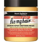 Aunt Jackie's Flaxseed Fix My Hair Masque 15 oz for damaged, dry hair repair with nourishing ingredients.