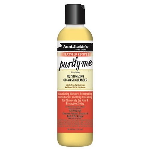 Aunt Jackie's Flaxseed Purify Me Co-Wash – Sulfate-Free Cleanser (12 oz)