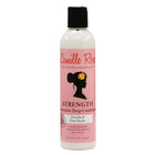 Camille Rose Strength Restorative Conditioner bottle, 8 oz, designed for deep hydration and detangling all hair types.