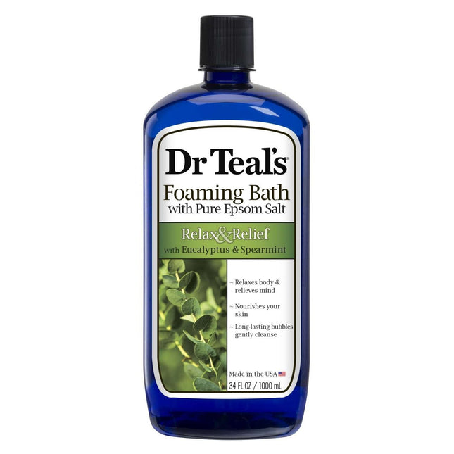 Dr Teal’s Foaming Bath with Eucalyptus & Spearmint 