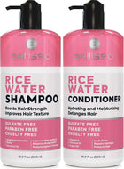 Rice Water Shampoo and Conditioner Set   Sulfate Free for Thin and Fine Hair