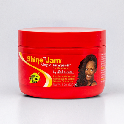 Ampro Shine-N-Jam Magic Fingers For Braids Gel 8oz