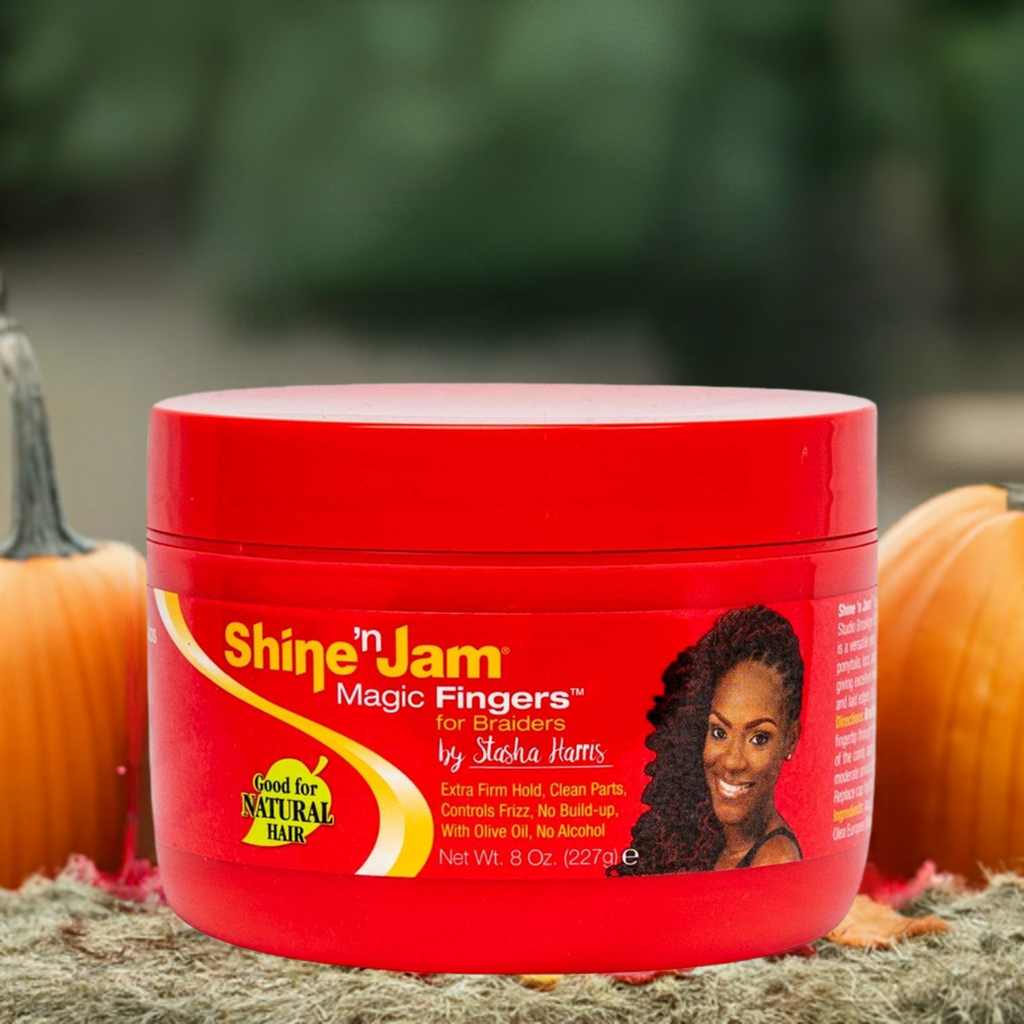 Shine N Jam Magic Fingers Frisiercreme – Für Flechtfrisuren, Extra Starker Halt, 2 X 237 Ml