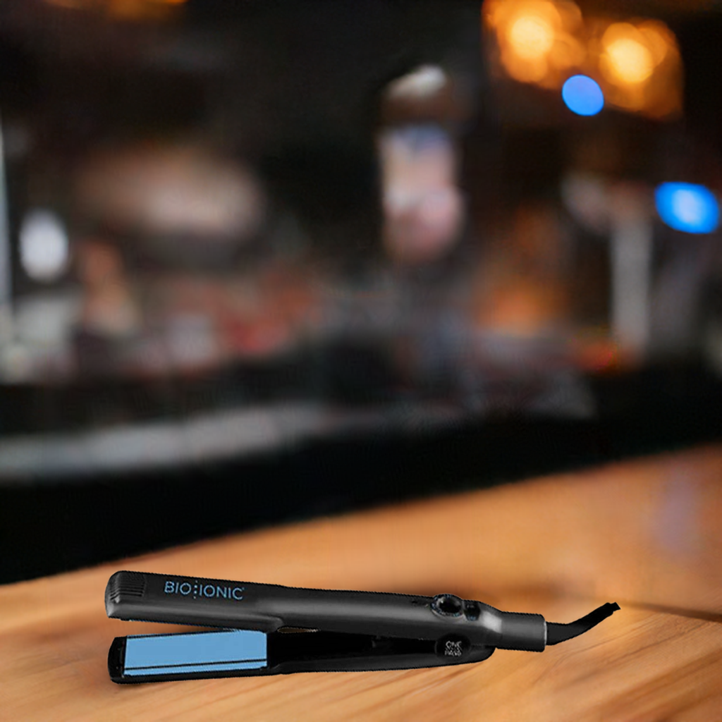 Bioionic OnePass Flat Iron 1.5” – Smooth, Sleek Hair in One Pass | Free Shipping