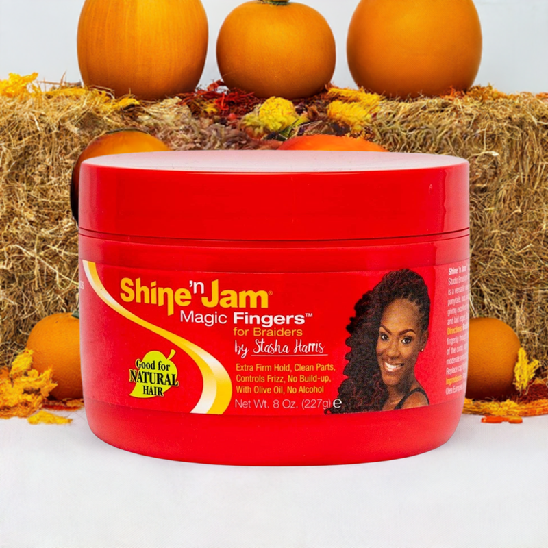 Ampro Shine-N-Jam Magic Fingers For Braids Gel 8oz