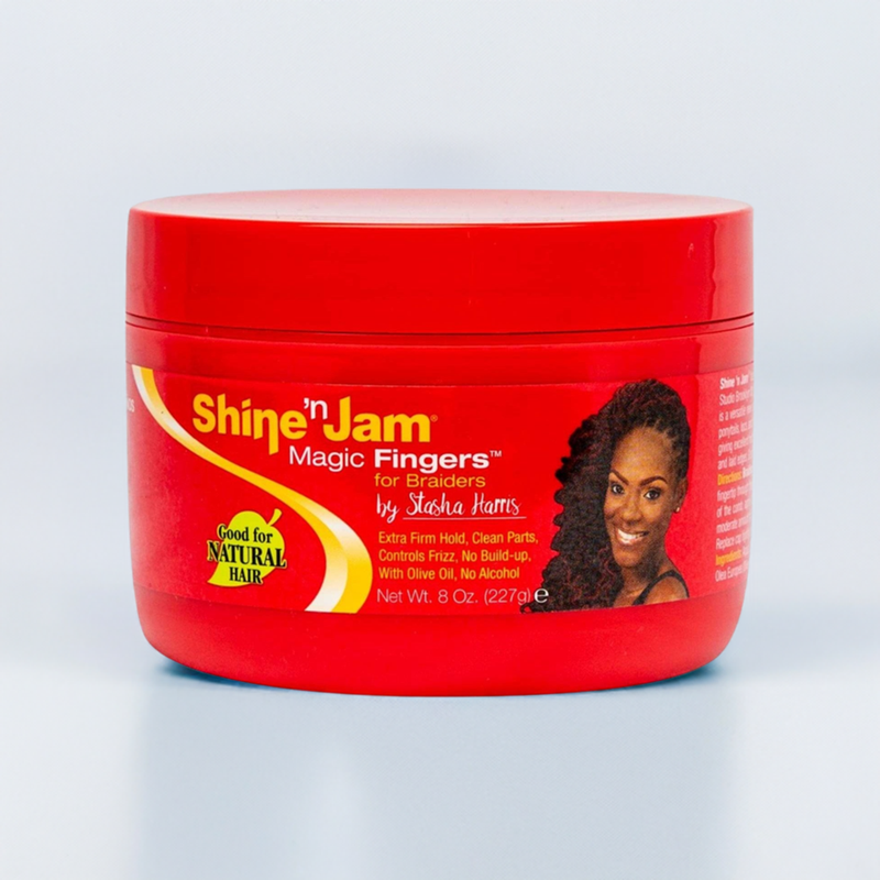 Ampro Shine-N-Jam Magic Fingers For Braids Gel 8oz