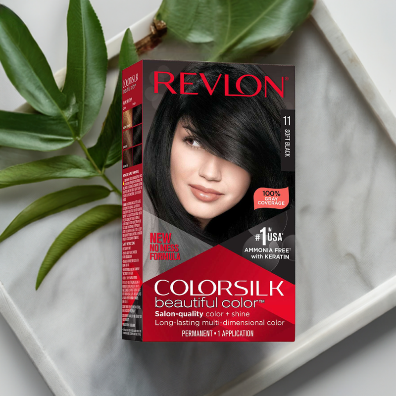 Revlon Color silk Hair Color 011 Soft Black