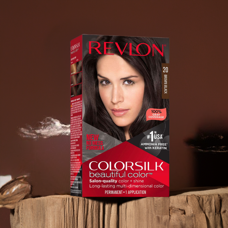 Revlon Colorsilk Hair Color 020 Brown/Black