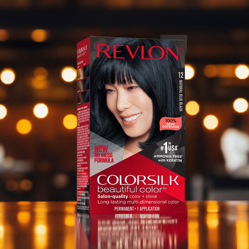 Revlon Colorsilk Hair Color 012 Natural Blue Black