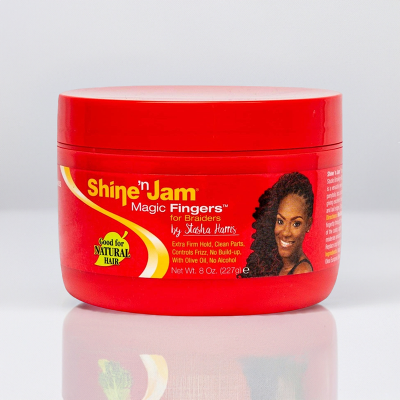 Ampro Shine-N-Jam Magic Fingers For Braids Gel 8oz