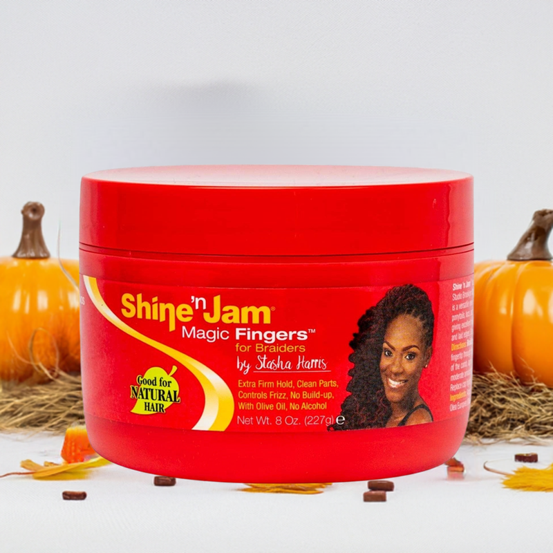 Ampro Shine-N-Jam Magic Fingers For Braids Gel 8oz