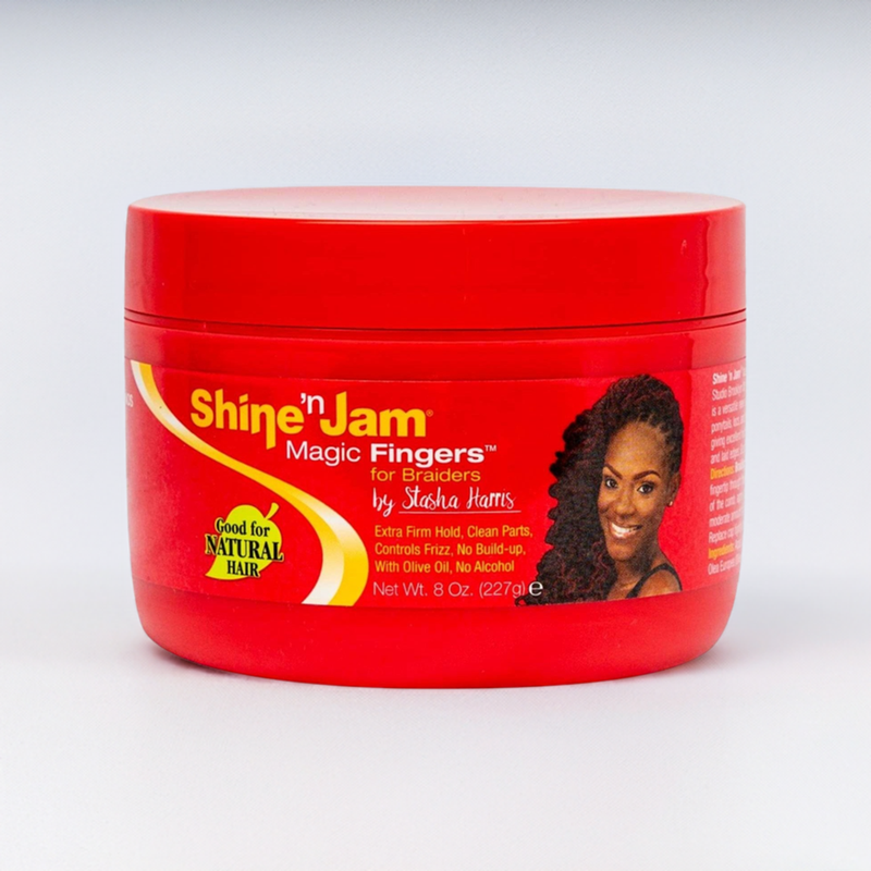 Ampro Shine-N-Jam Magic Fingers For Braids Gel 8oz