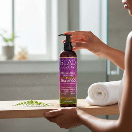Blaq Luxury Sage & Lychee Exotic Blend Shampoo 12 Fl Oz (Pack of 1)
