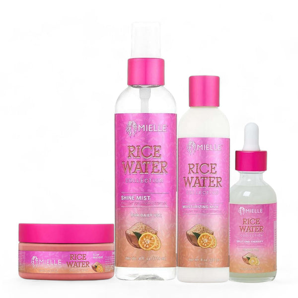 MIELLE RICE WATER COLLECTION COMBO (MILK, MASQUE, SPLIT, SHINE MIST) BUNDLE