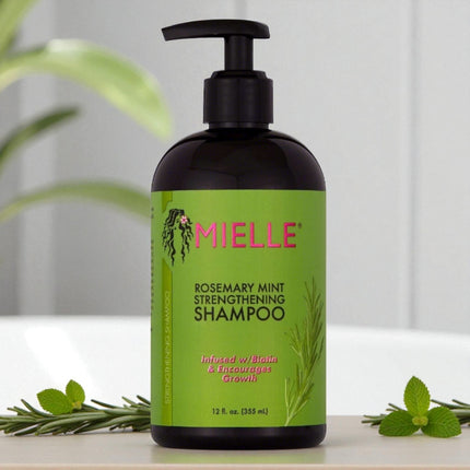 Mielle Rosemary Mint bundle kit + Shine ’N Jam extra hold styling products—tailored for men