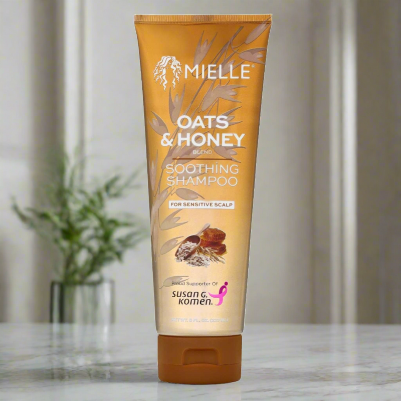 Mielle Oats  Honey Soothing Shampoo For Sensitive Scalp