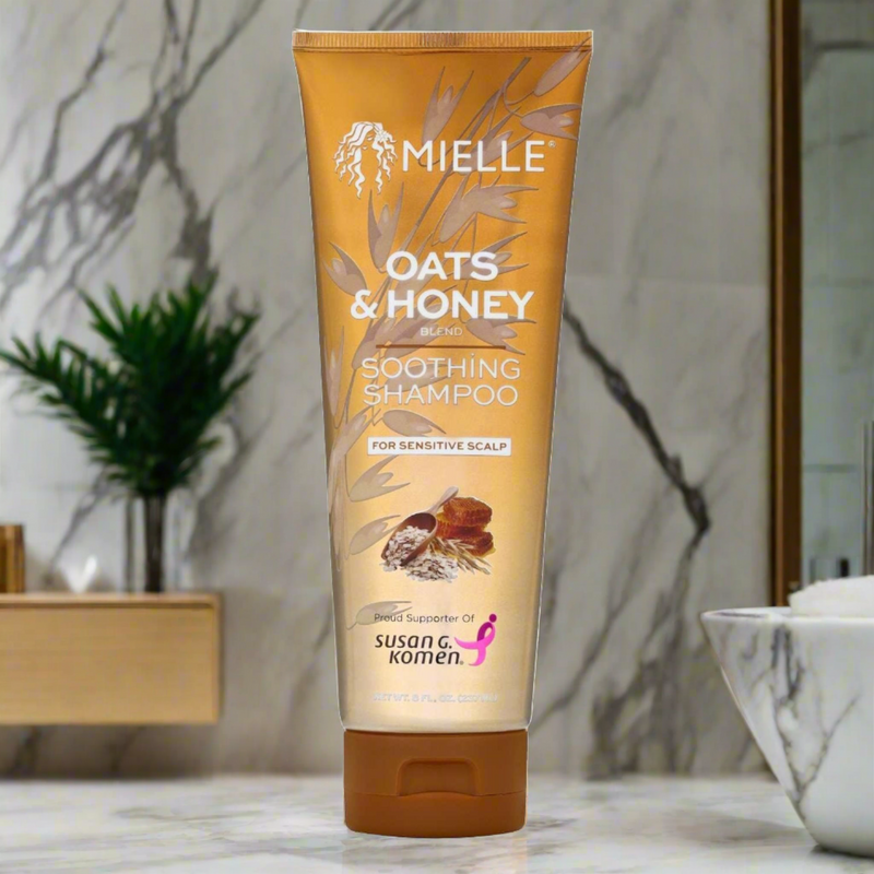 Mielle Oats  Honey Soothing Shampoo For Sensitive Scalp