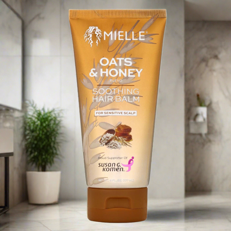 Mielle Oats  Honey Soothing Hair Balm For Sensitive Scalp