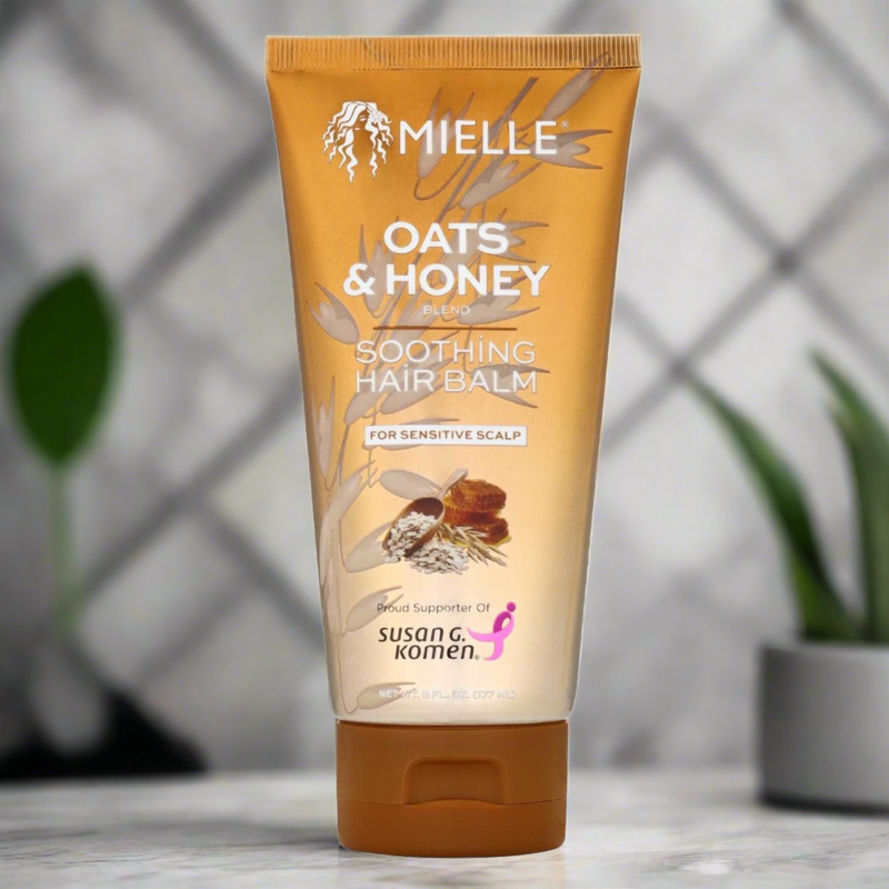 Mielle Oats  Honey Soothing Hair Balm For Sensitive Scalp