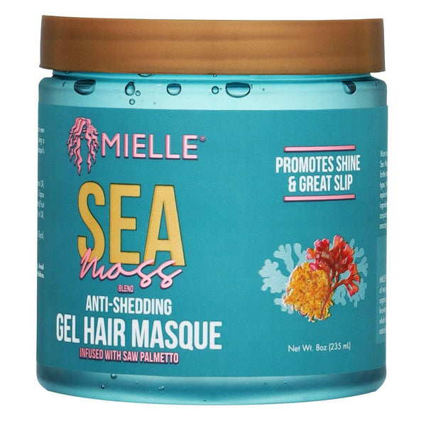 Mielle Sea Moss Anti-Shed Gel Masque - Strengthen & Nourish Hair - 12 oz