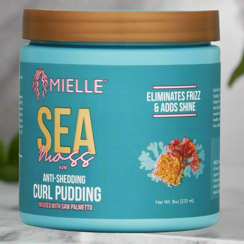 Mielle Sea Moss Anti-Shed Curl Pudding - Define & Strengthen Curls - 8 oz