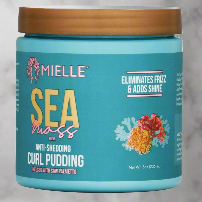 Mielle Sea Moss Anti-Shed Curl Pudding - Define & Strengthen Curls - 8 oz