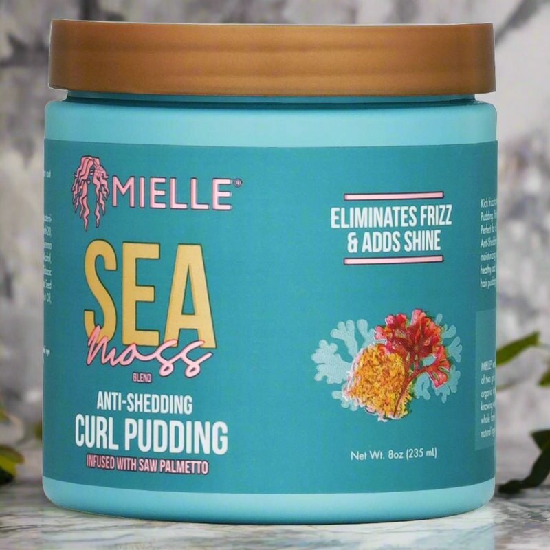 Mielle Sea Moss Anti-Shed Curl Pudding - Define & Strengthen Curls - 8 oz